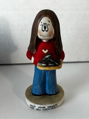 Vintage George Good Corp  Cartoon Figurine Keep Your Hands Off My Cookies 1982